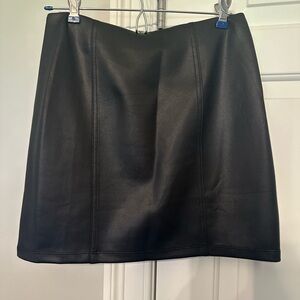 Leather like Skirt, Great condition, used once.